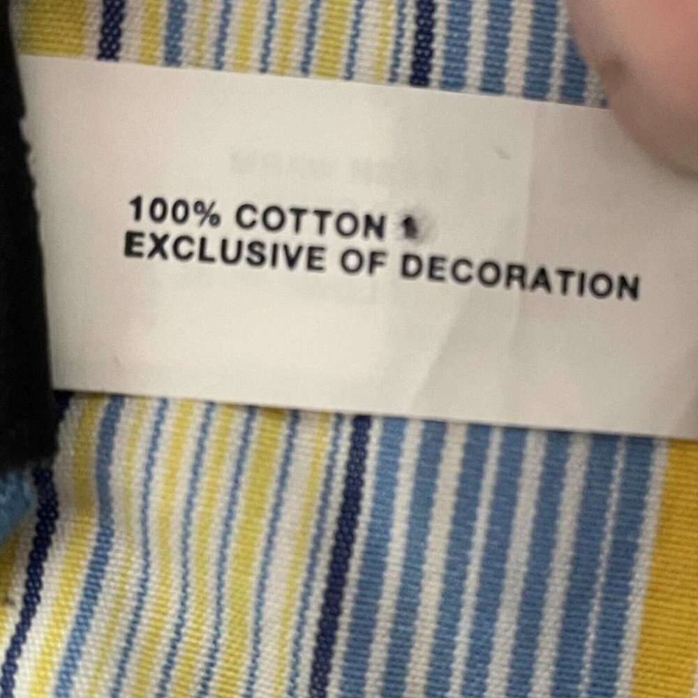 Gap Baby Button Down Shirt 4 Years Blue Yellow Stripes Casual Holiday Cotton - Picture 5 of 5
